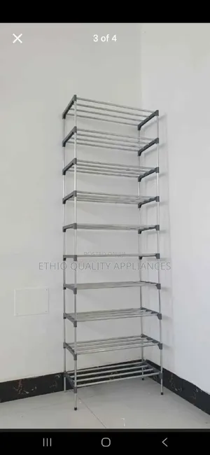 9 Layers Stainless Steel Shoes Rack