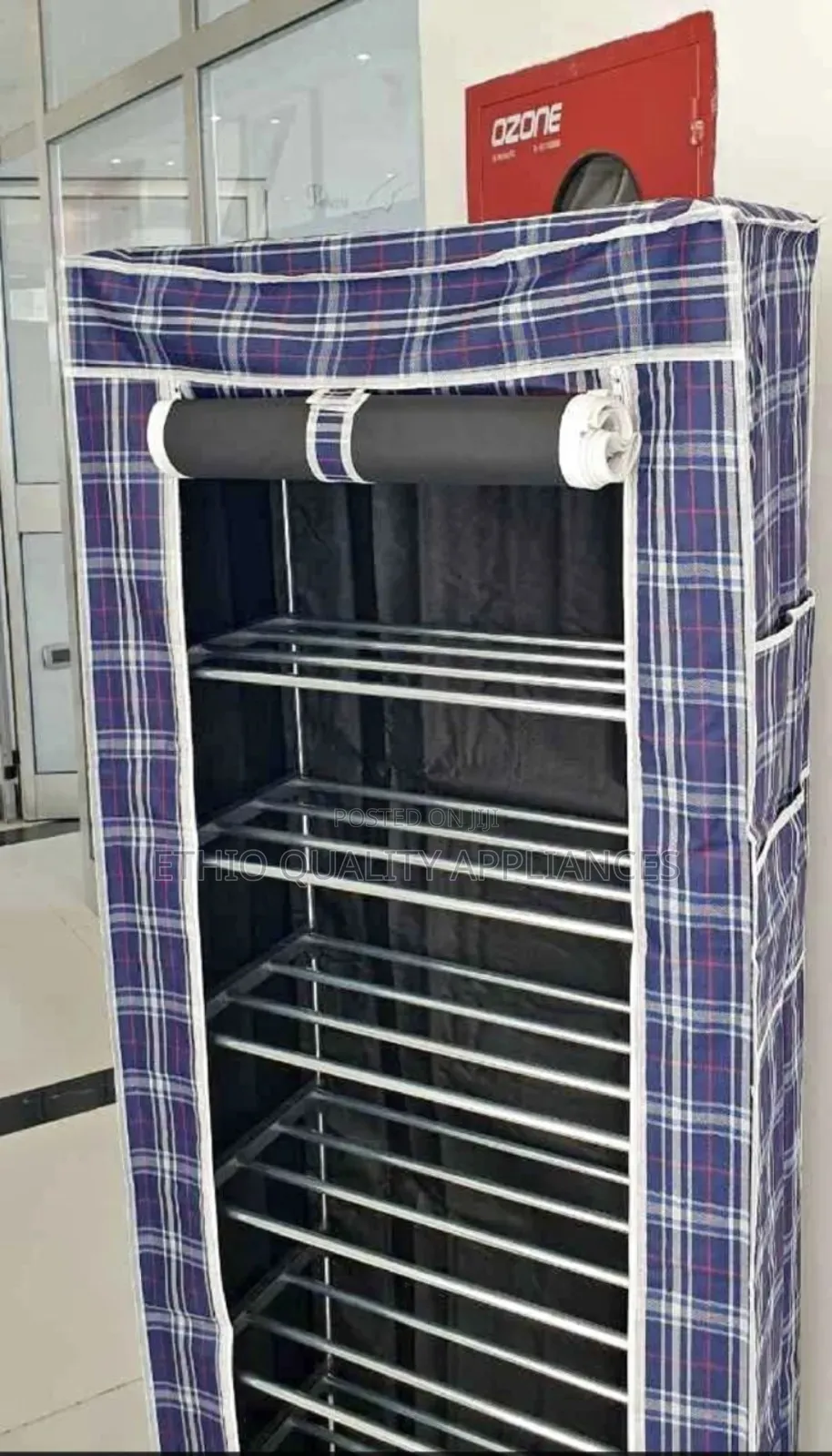 9 Layers Stainless Steel Shoes Rack