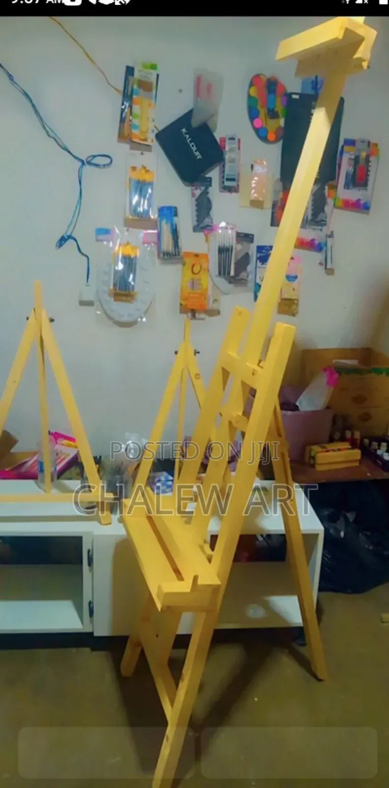 Mini Large Easel የስእል ማስቀመጫና መስሪያ