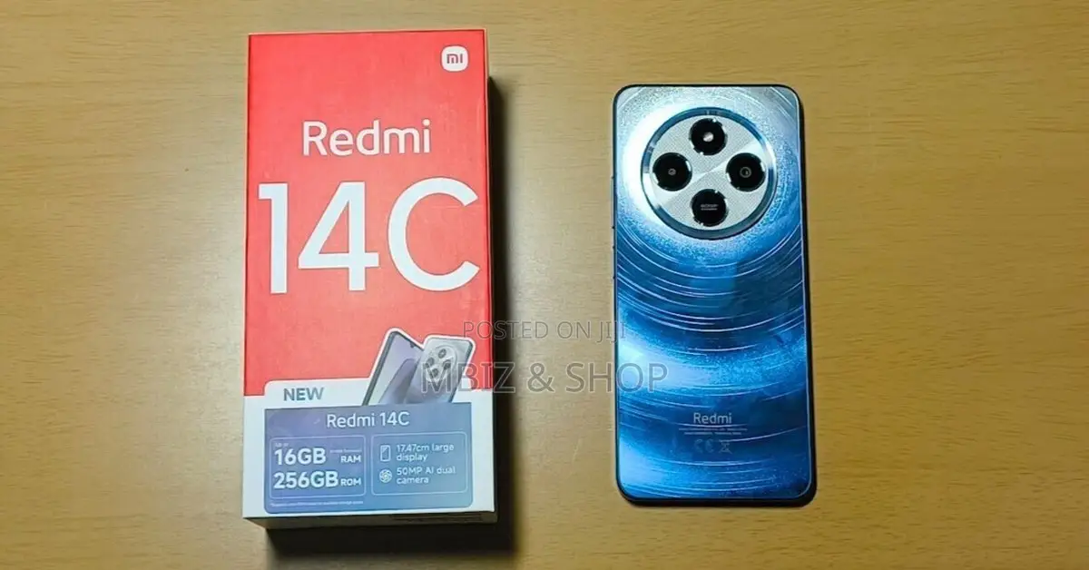 New Xiaomi Redmi 14C 256 GB Black