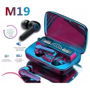 Photo - M19 Earbud With Powerbank Flashlight