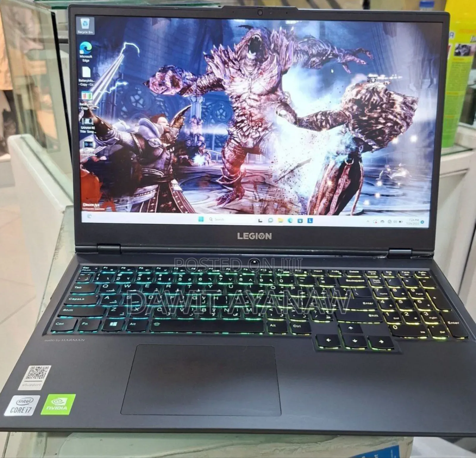 New Laptop Lenovo Legion 5 16GB Intel Core i7 SSD 512GB