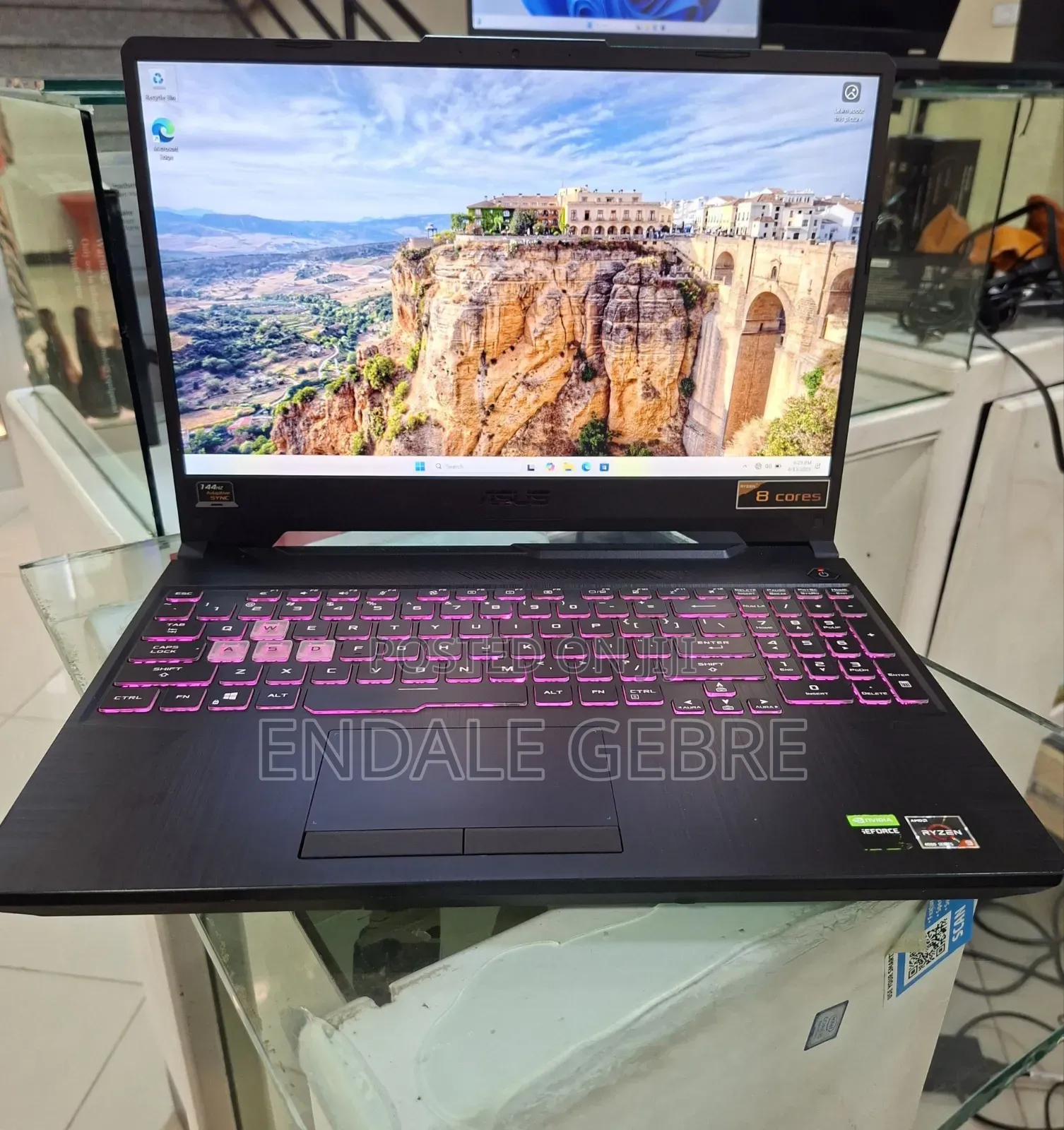 New Laptop Asus TUF Gaming A15 16GB AMD Ryzen 9 SSD 512GB