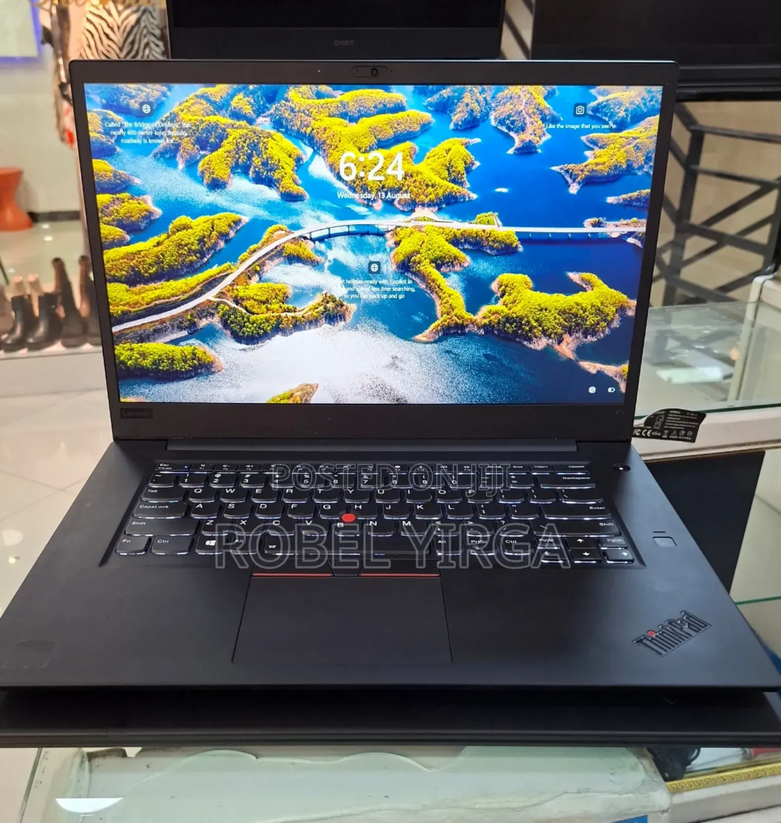 New Laptop Lenovo ThinkPad P1 Gen 3 16GB Intel Core I7 SSD 512GB