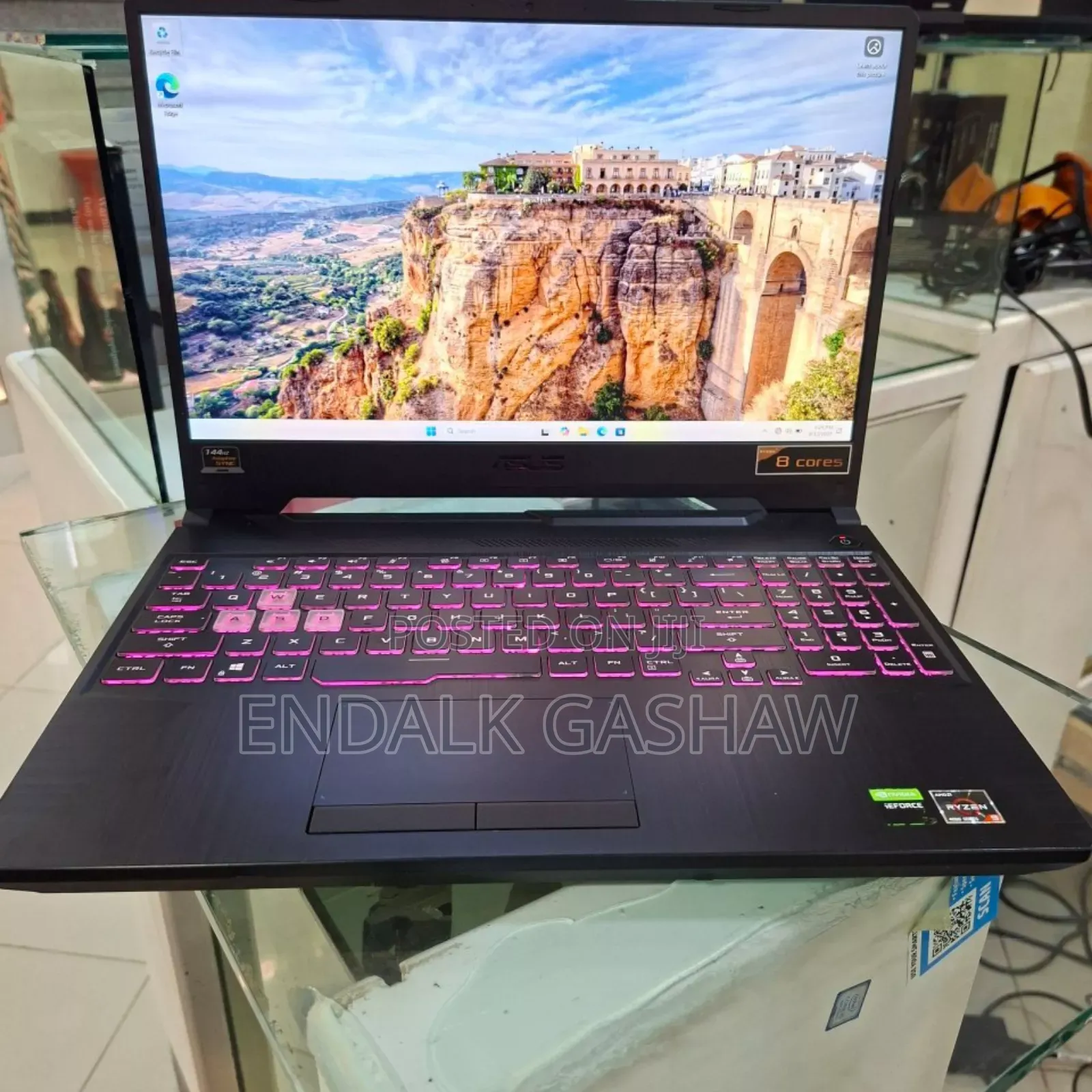 New Laptop Asus TUF Gaming A15 16GB AMD Ryzen 9 SSD 512GB