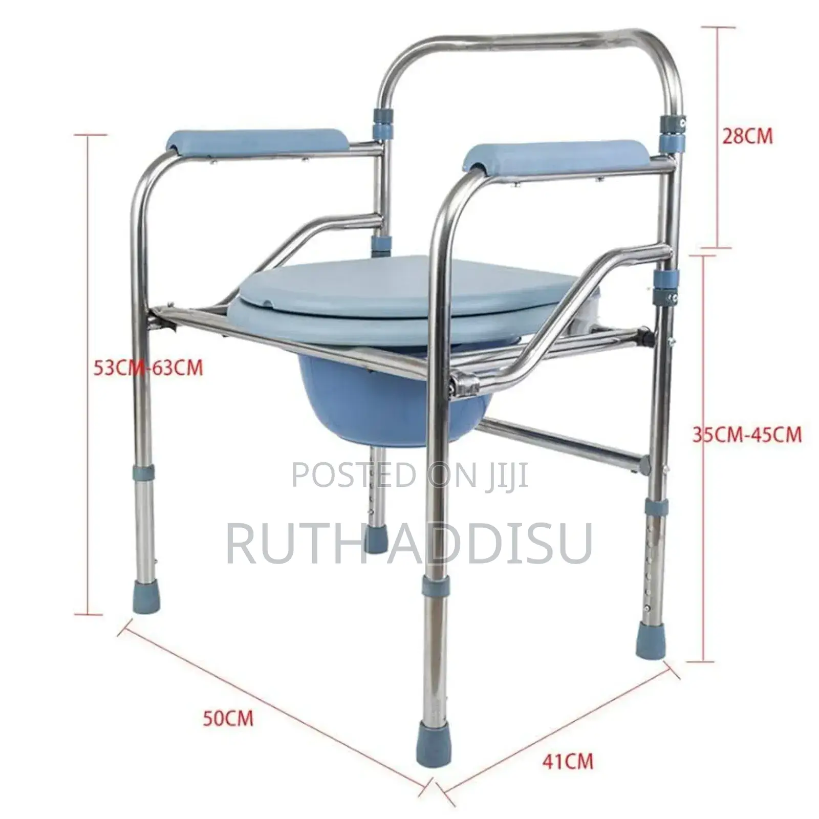 Commode Chair和諧bed Side Toilet Chair衹我commode Chair 3 in 1 Commode New