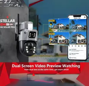 Security Camera Stellar C600 Ultra በsim የሚሰራ በ Solar የሚሰራ
