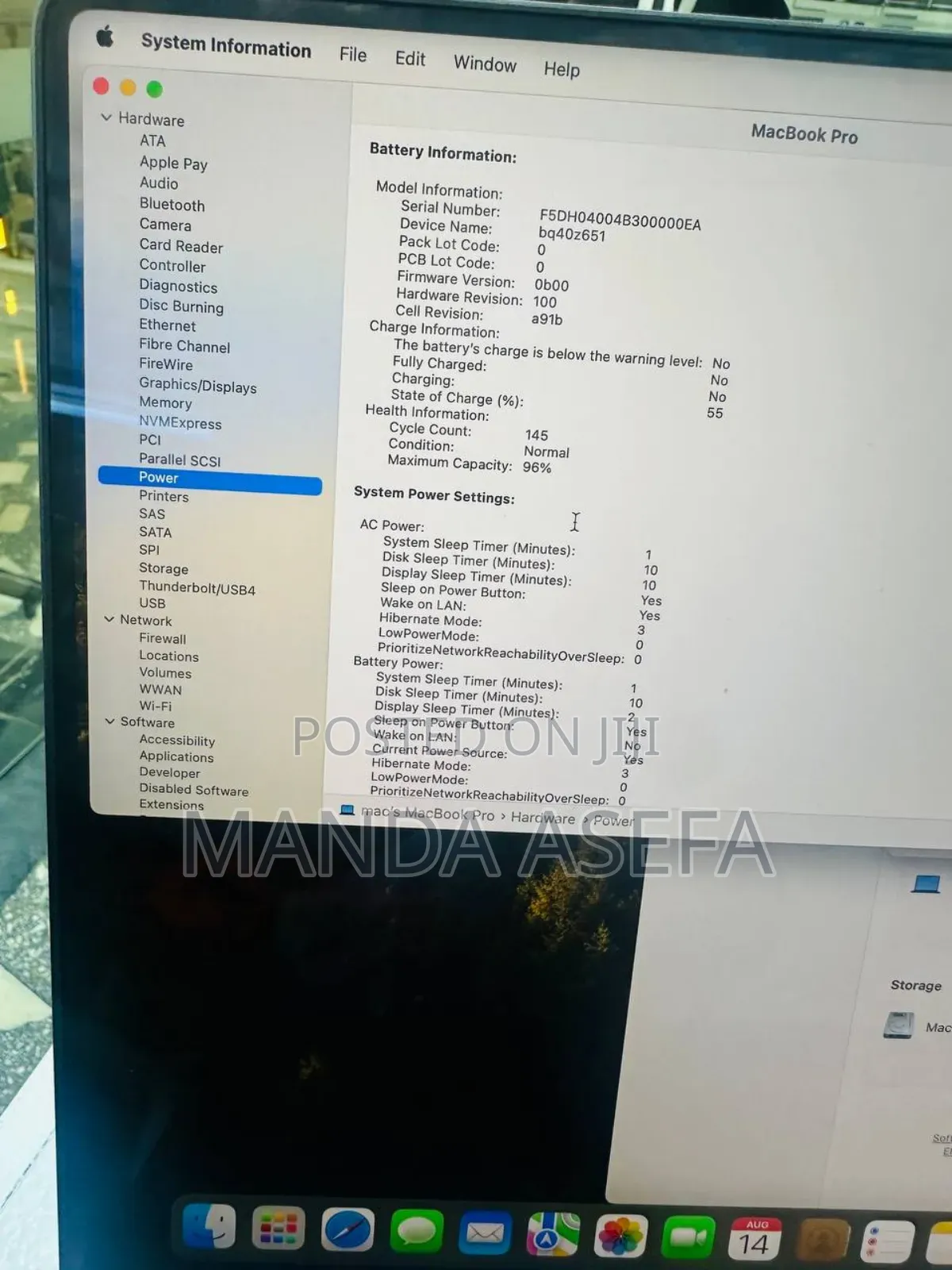 New Laptop Apple MacBook Pro 18GB Apple M3 SSD 512GB