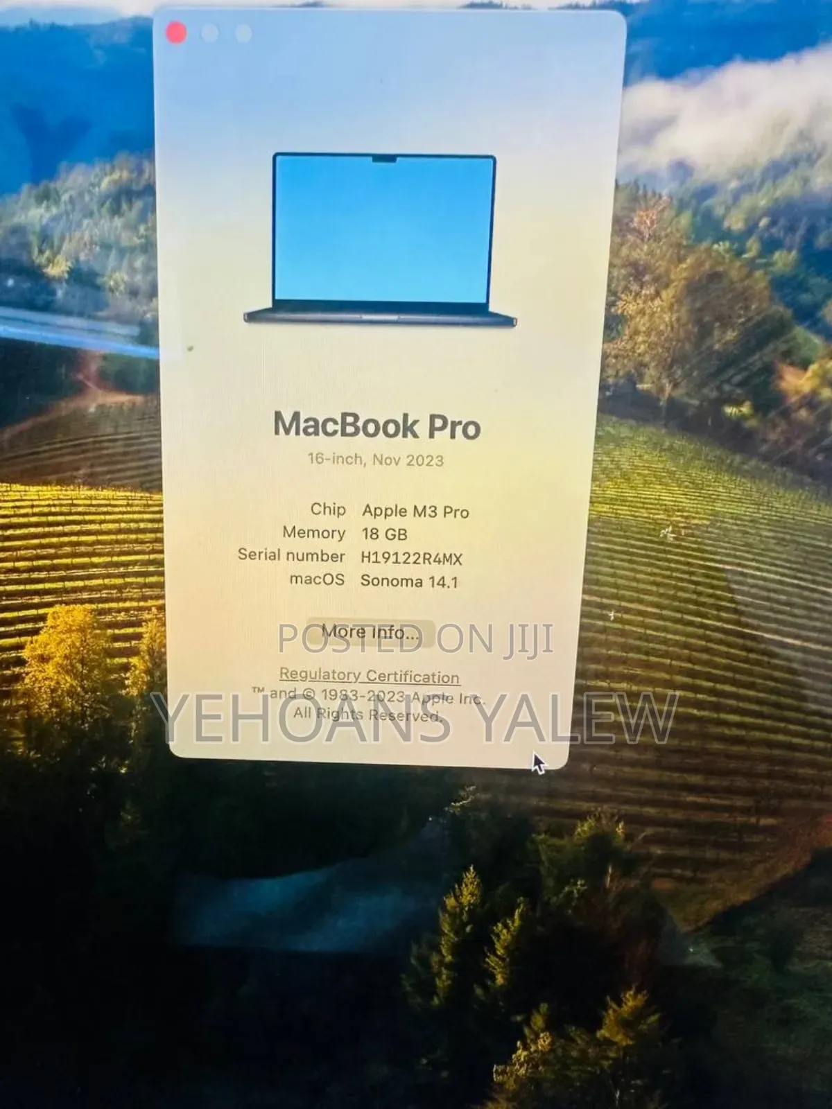 New Apple MacBook Pro 2023 M3 Max 16-inch 18GB Apple M3 Pro SSD 512GB