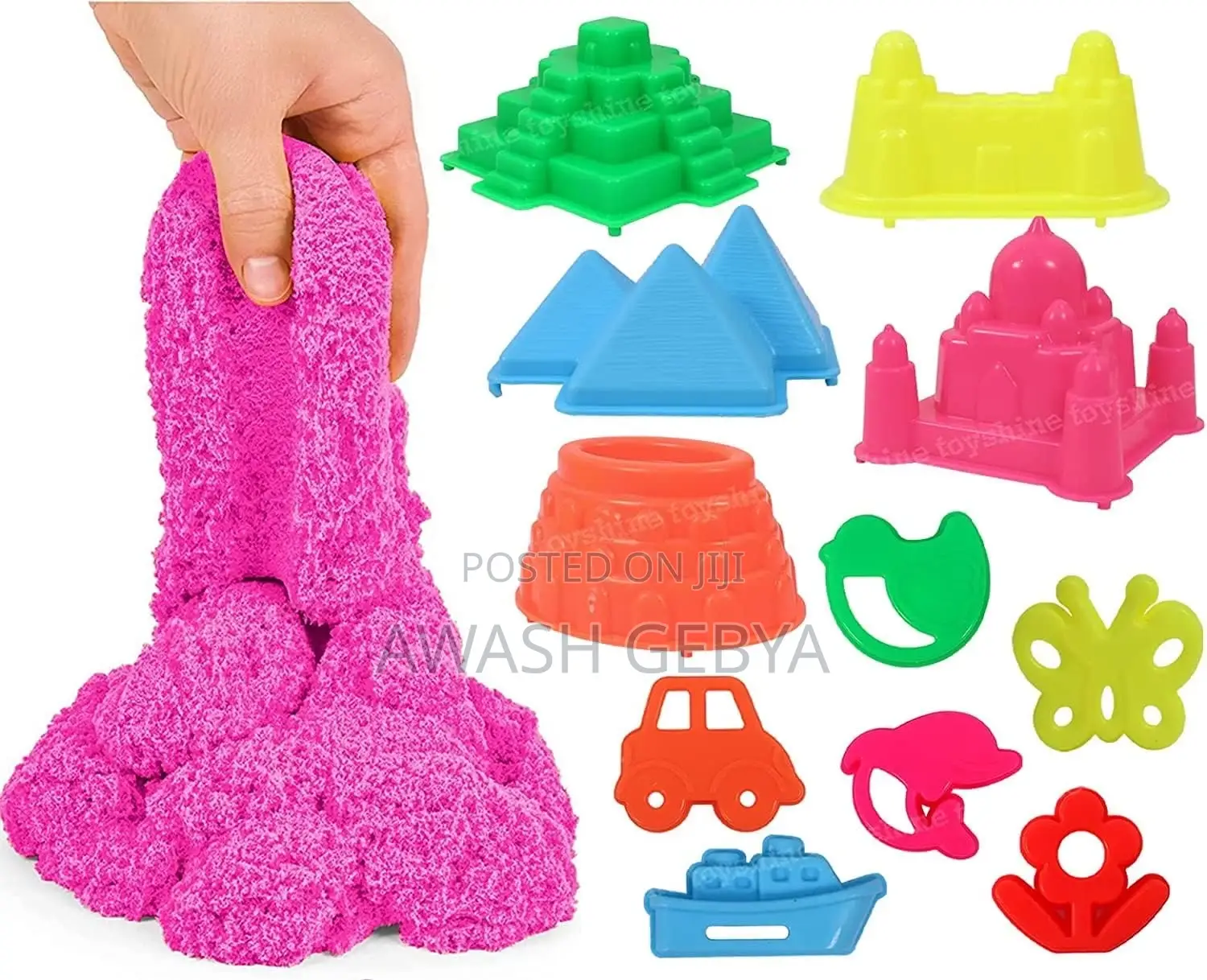 Diy Colorful Cotton Sand Mini Bucket