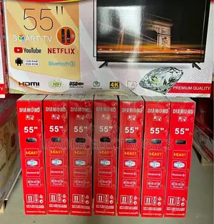 Diamond Tv 55" Smart Android Tv New Arrival 2025