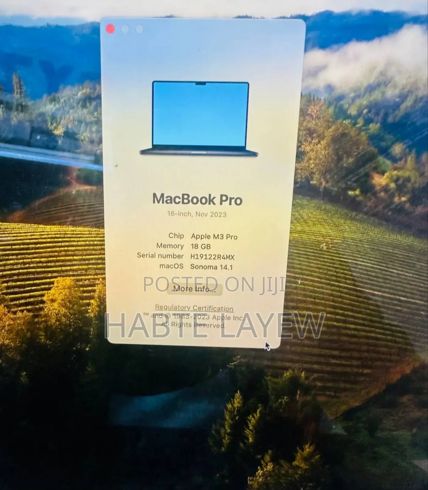 New Apple MacBook Pro 2023 M2 Max 14-Inch 18GB Apple M3 Pro SSD 512GB