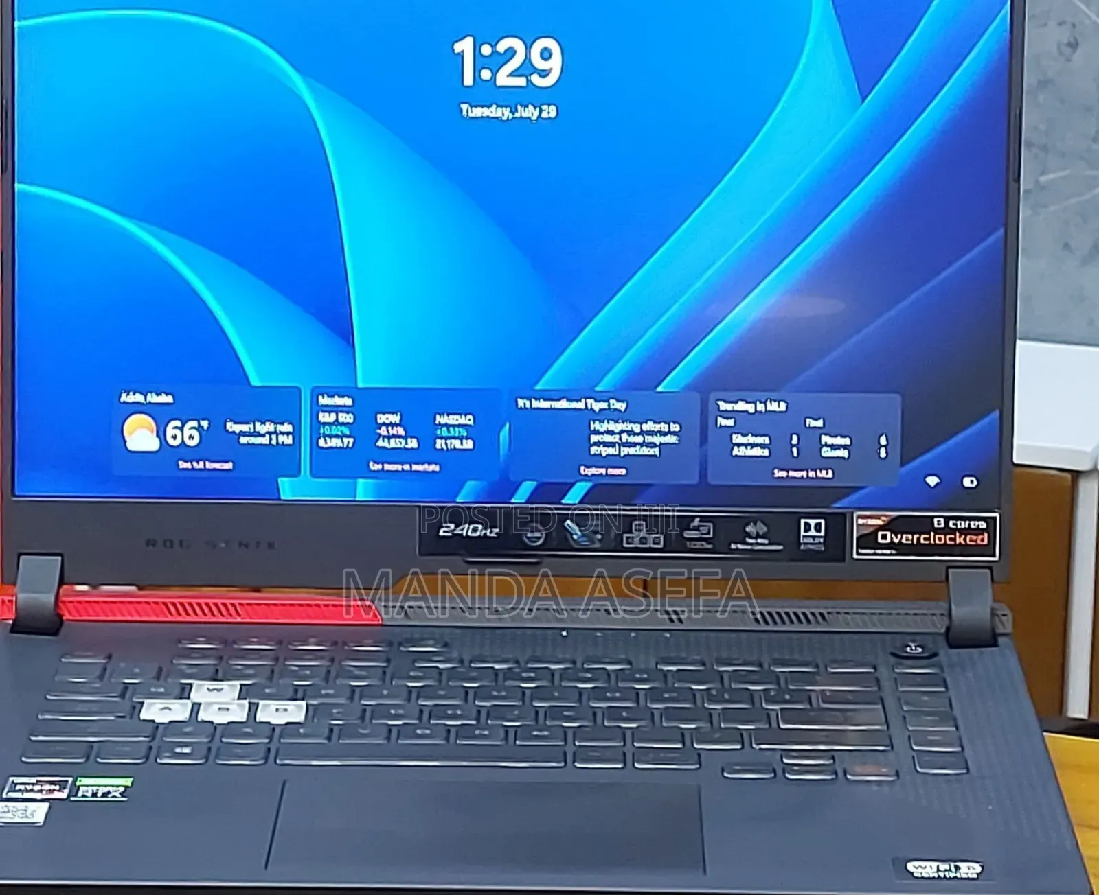 New Laptop Asus ROG Strix G16 G614 16GB AMD Ryzen 9 SSD 1T