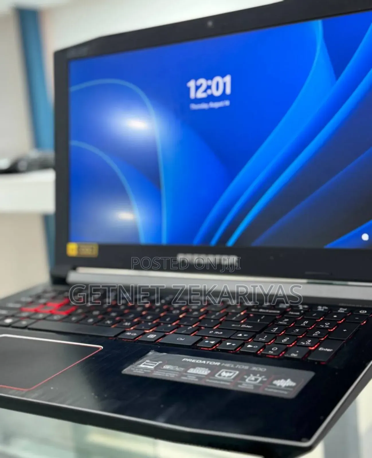 New Laptop Acer Predator 15 16GB Intel Core I7 SSD 256GB