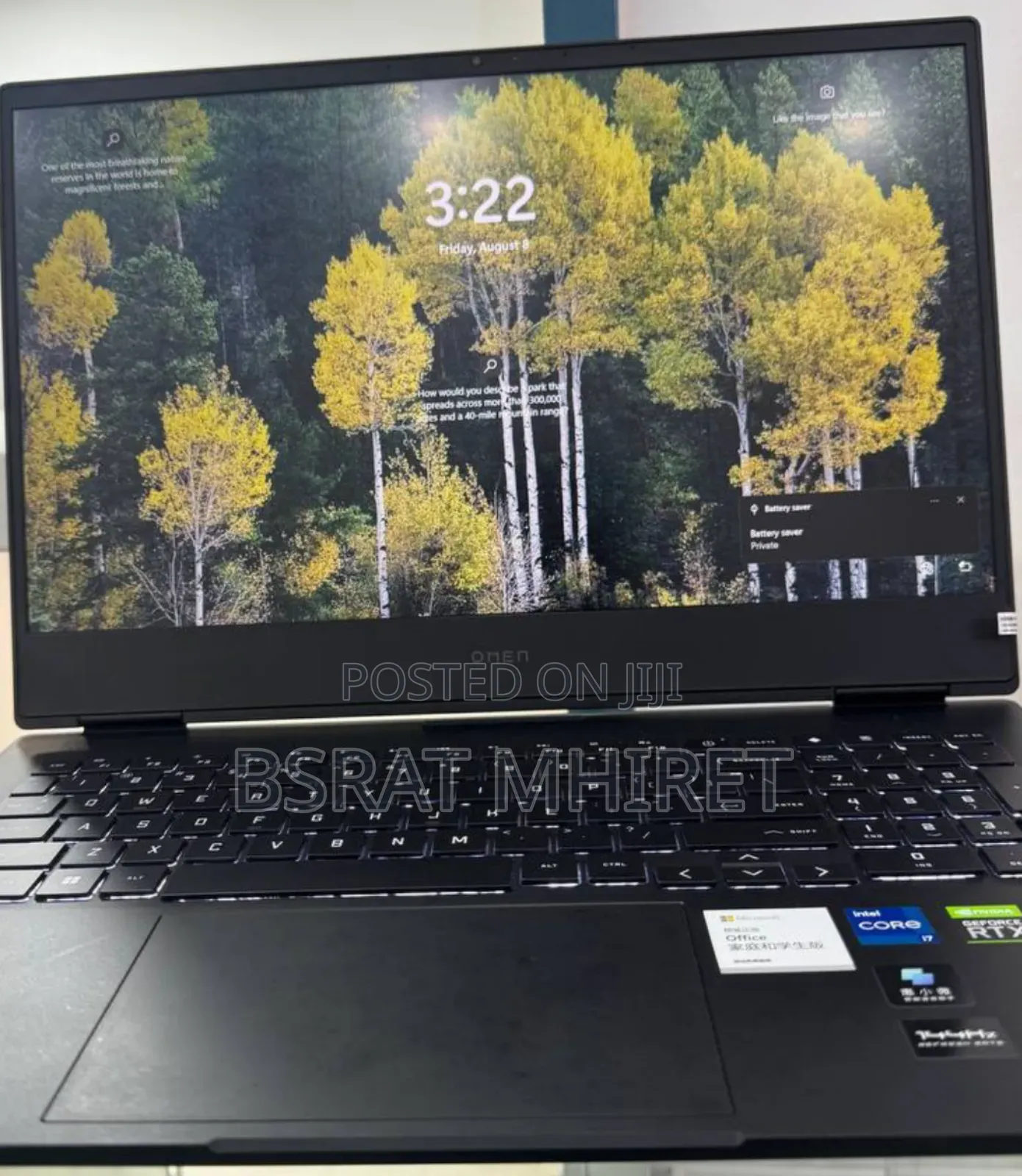 New Laptop HP Omen 16 16GB Intel Core I7 SSD 512GB