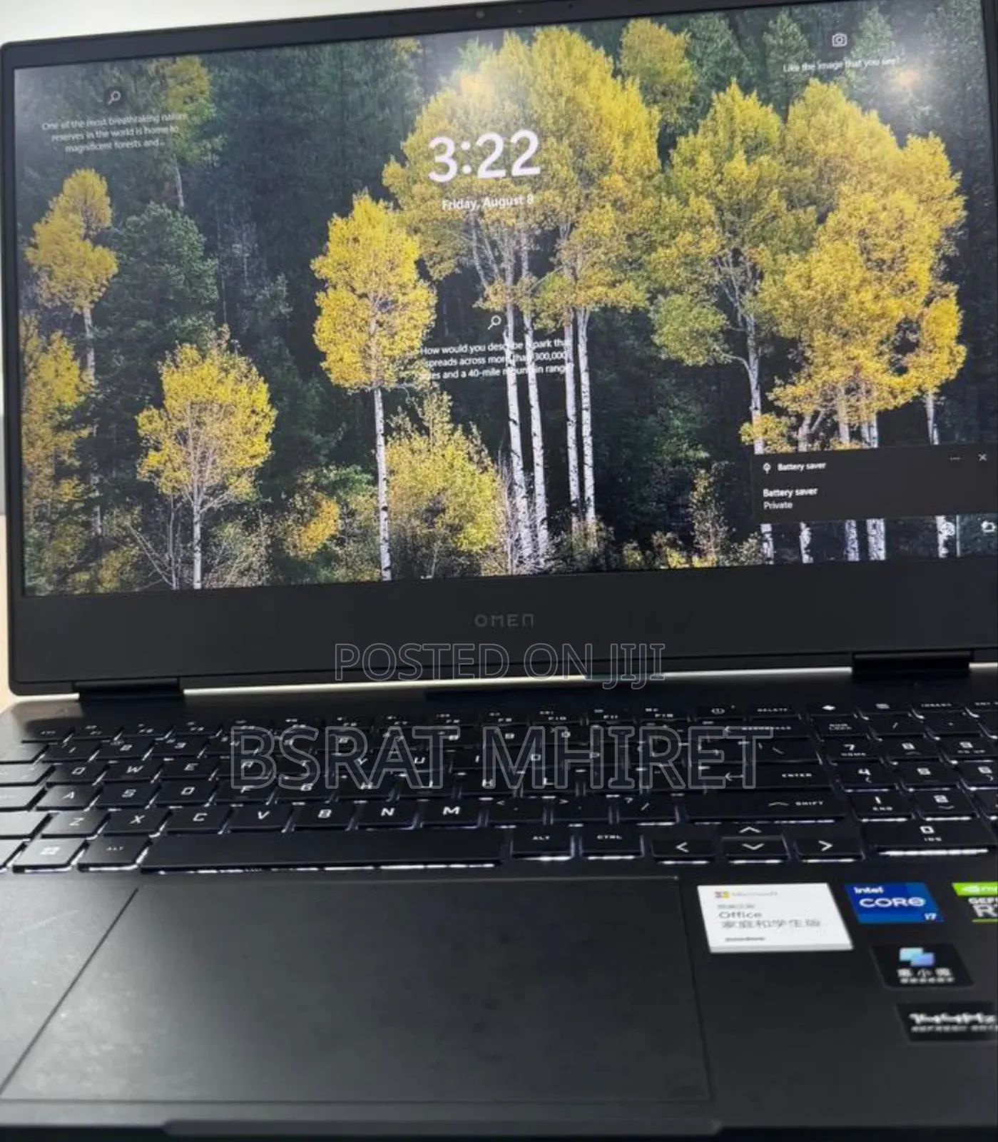 New Laptop HP Omen 16 16GB Intel Core I7 SSD 512GB