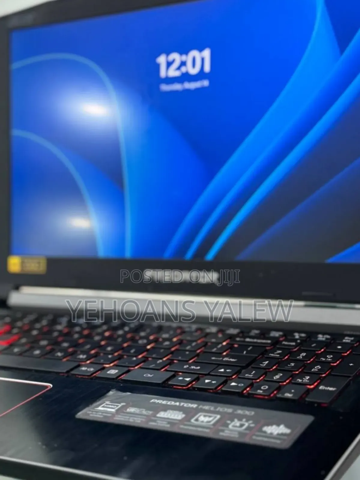 New Laptop Acer Predator 15 16GB Intel Core I7 SSD 256GB