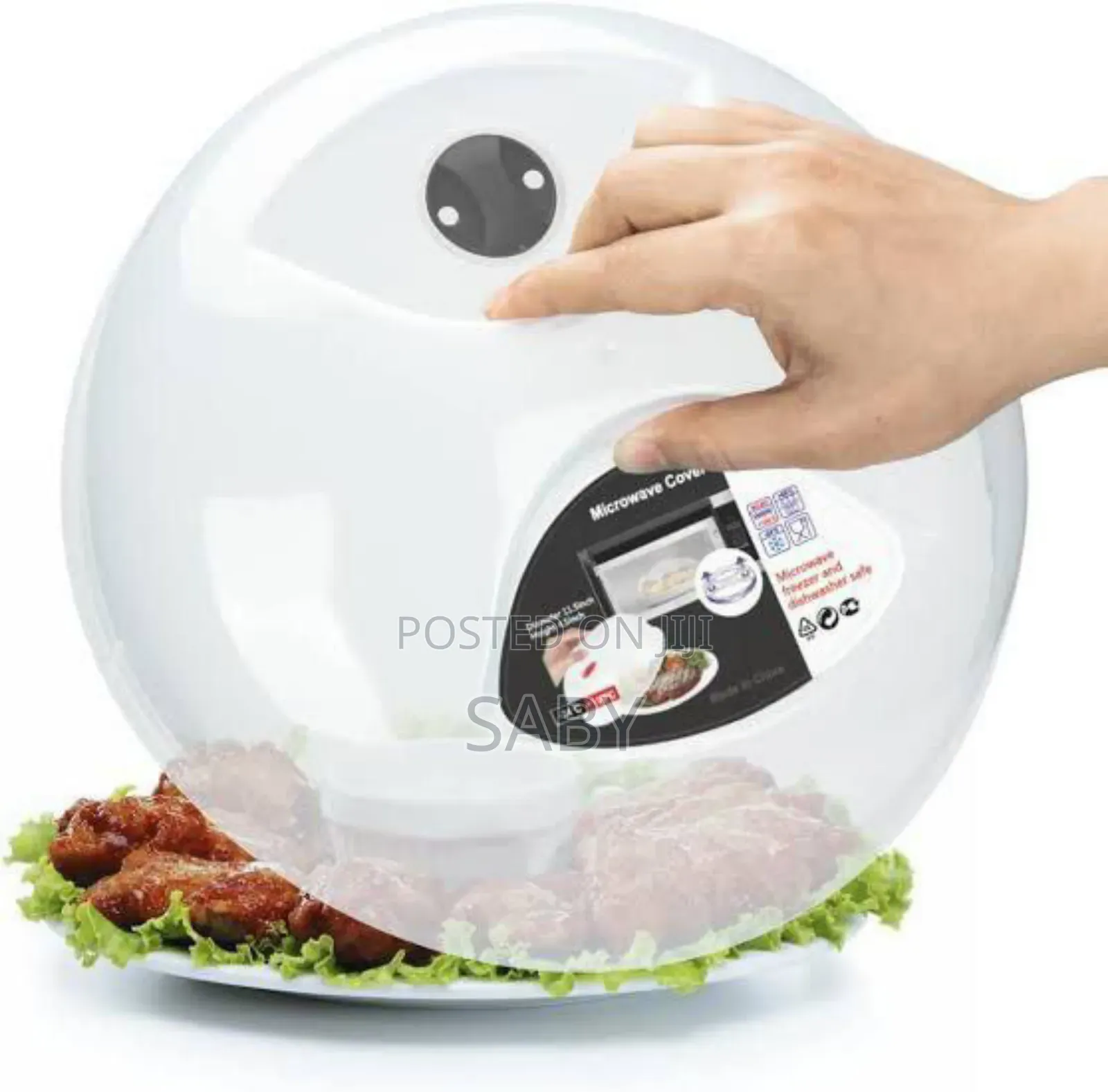 Microwave Food Cover With Plate