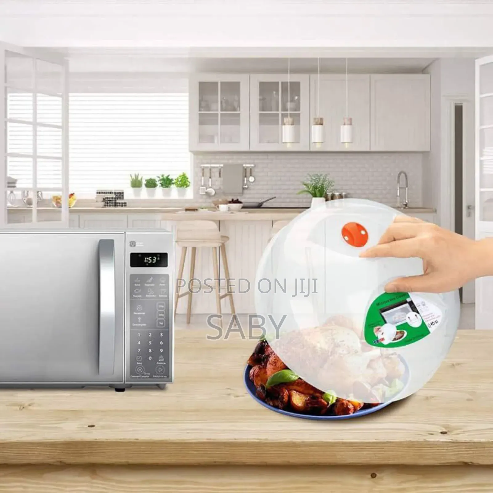 Microwave Food Cover With Plate
