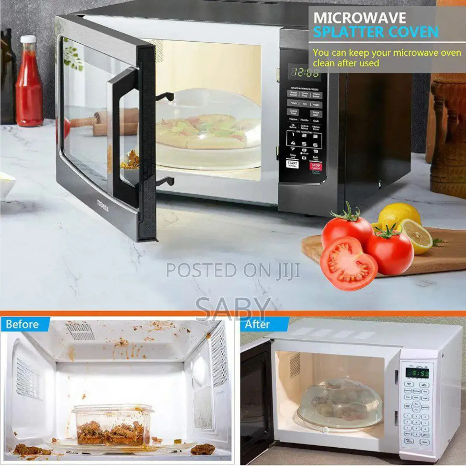 Microwave Food Cover With Plate