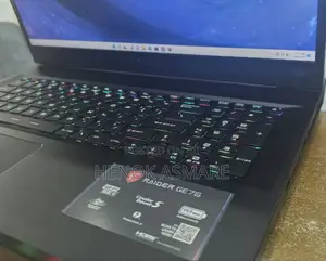 New Laptop MSI Raider GE76 12UGS 16GB Intel Core I9 SSD 1T