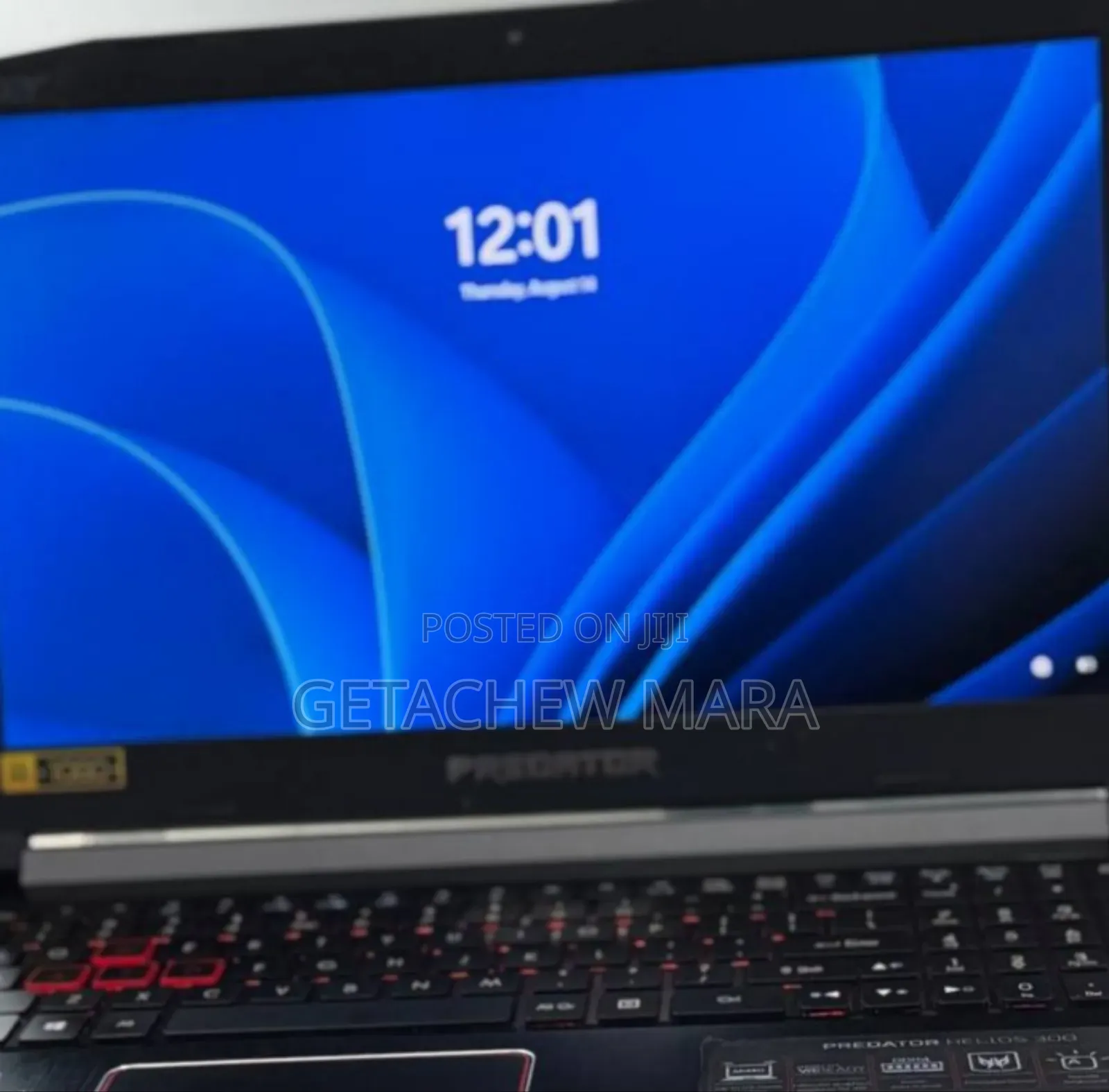 New Laptop Acer Predator Helios Neo 16 16GB Intel Core I7 HDD 256GB