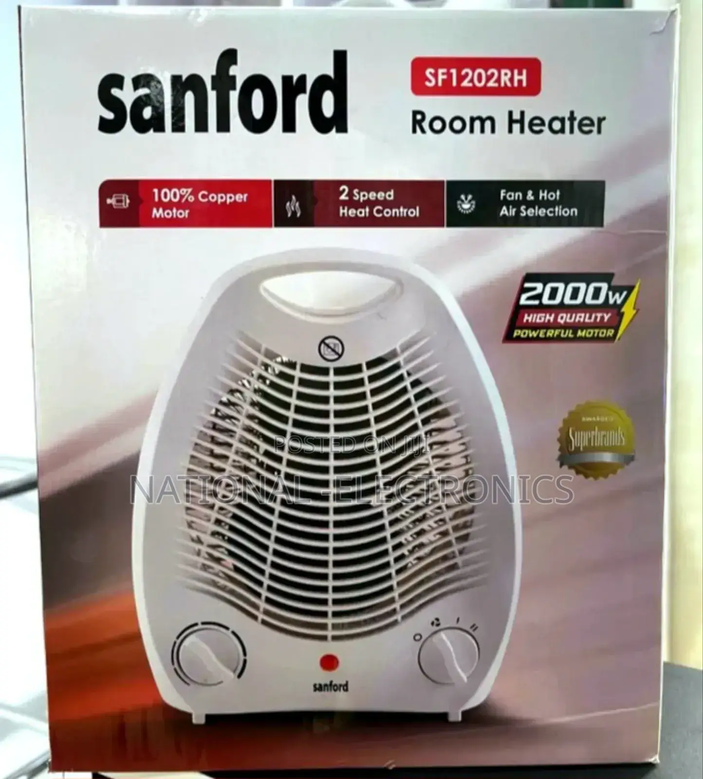 Sanford Room Heater End Fan