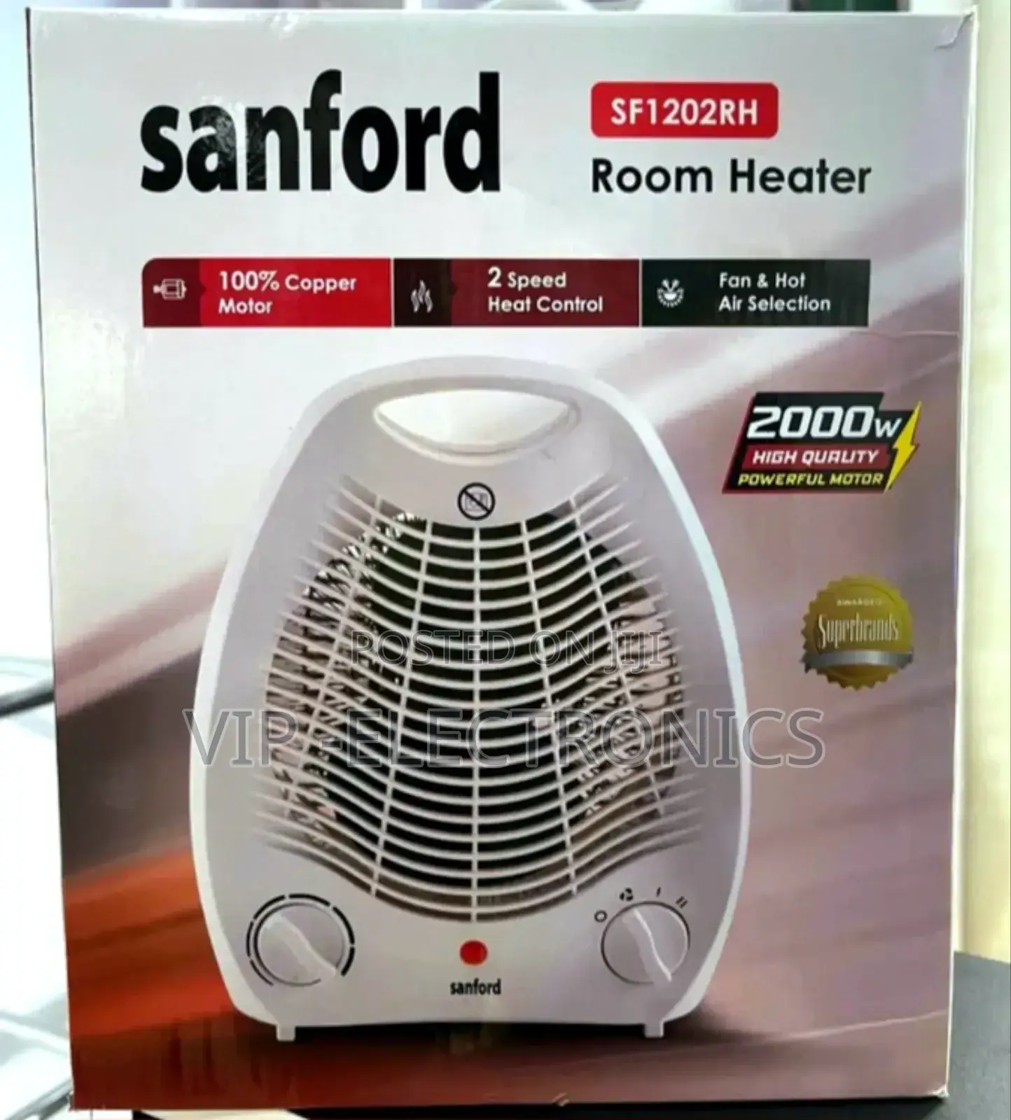 Sanford Room Heater End Fan