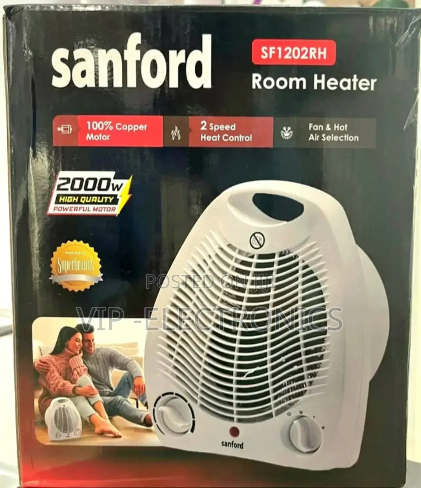 Sanford Room Heater End Fan