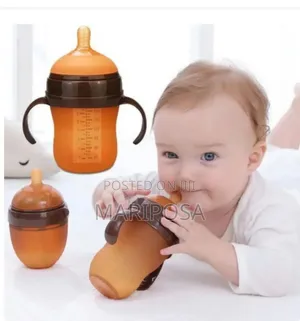 Baby Bottle With Silicone Nipple