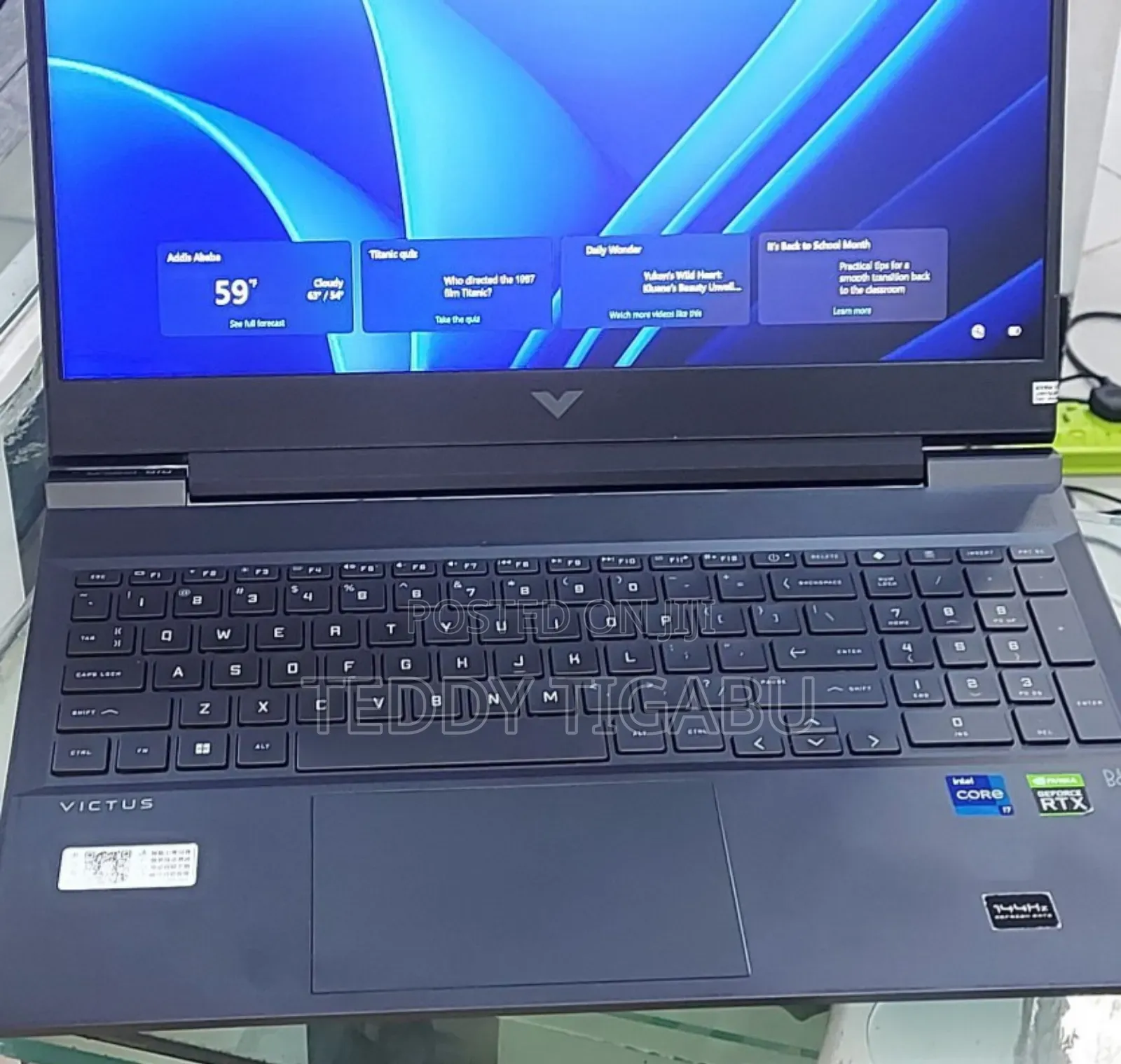 New Laptop HP Victus 16 16GB Intel Core I7 SSD 1T