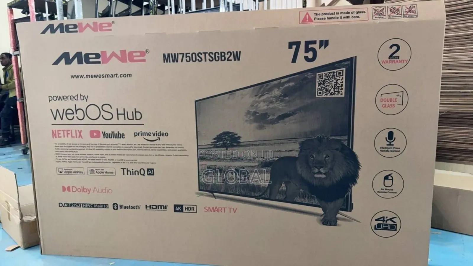 Mewe 75inch Smart Tv