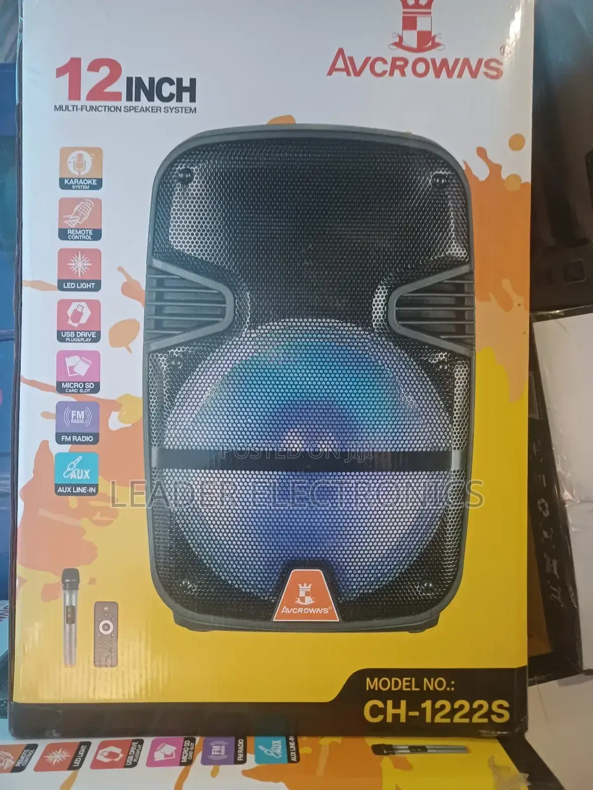 Avcrowns Multi Function Speaker System 12"