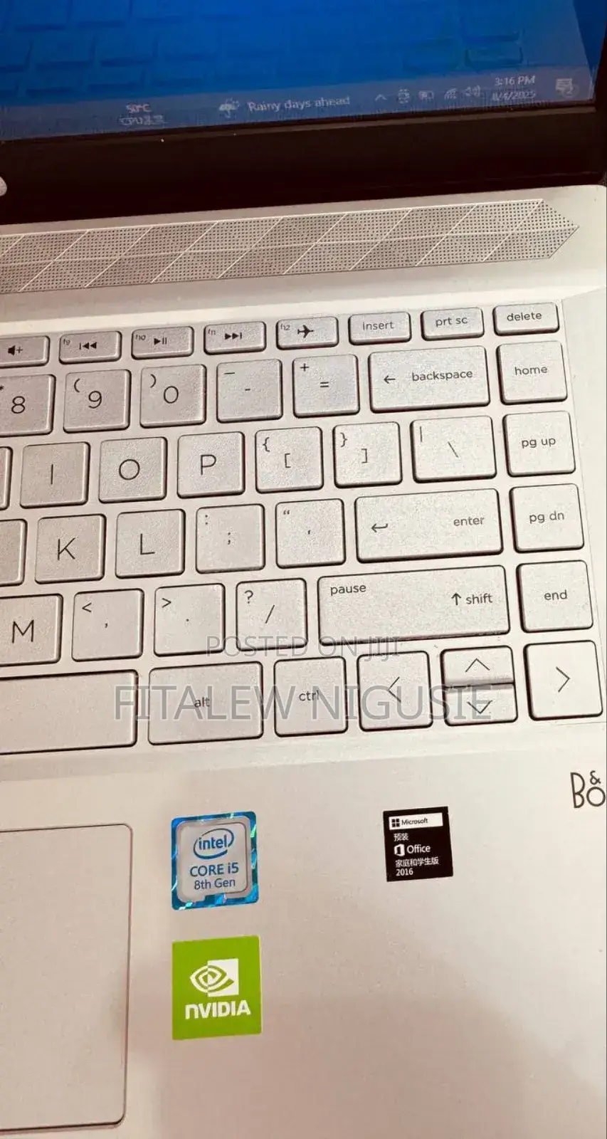 New Laptop HP Pavilion 15 8GB Intel Core I5 SSD 256GB