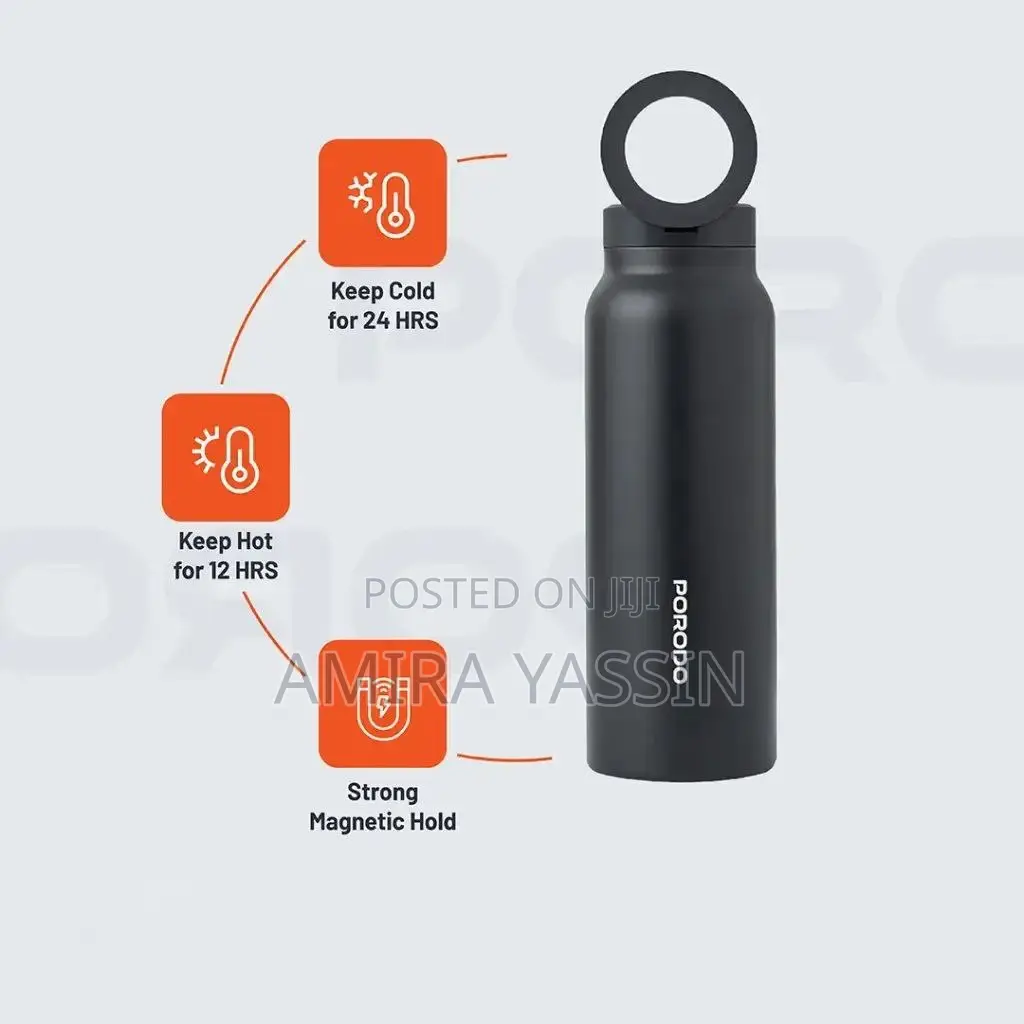 Porodo Magnetic Mount Water Bottle