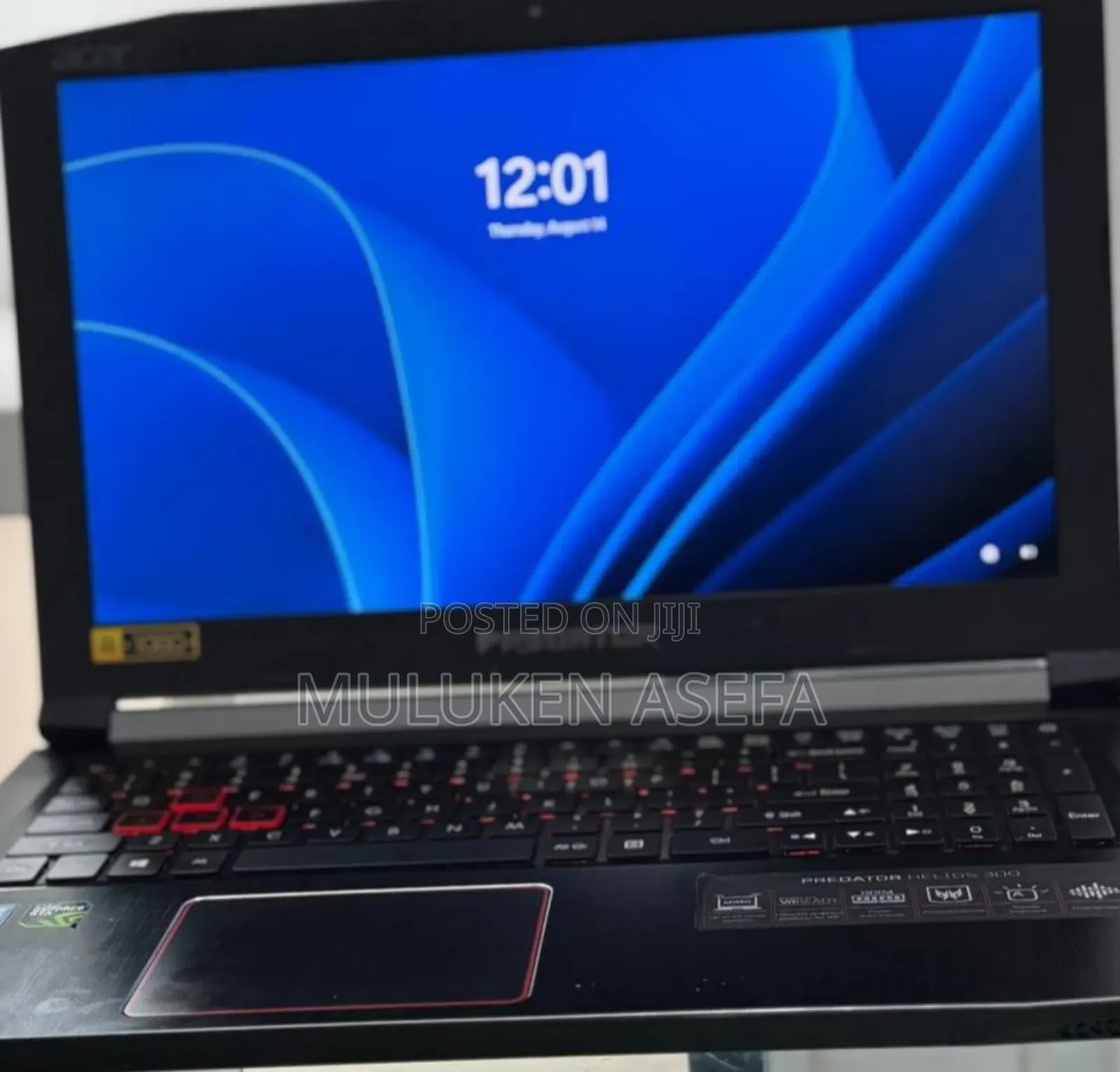 New Laptop Acer Predator 15 16GB Intel Core I7 SSD 1T