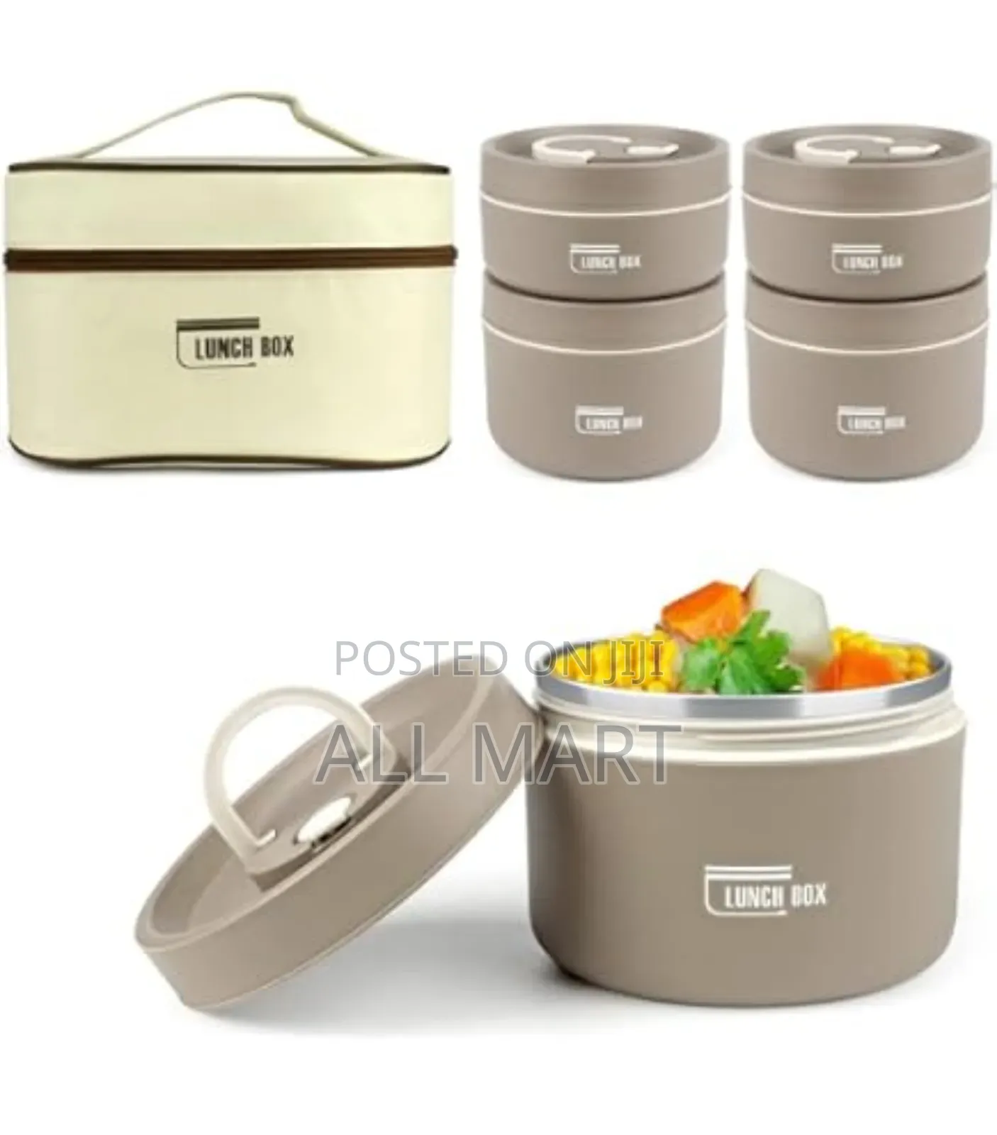 Isolated Lunch Box With Bag