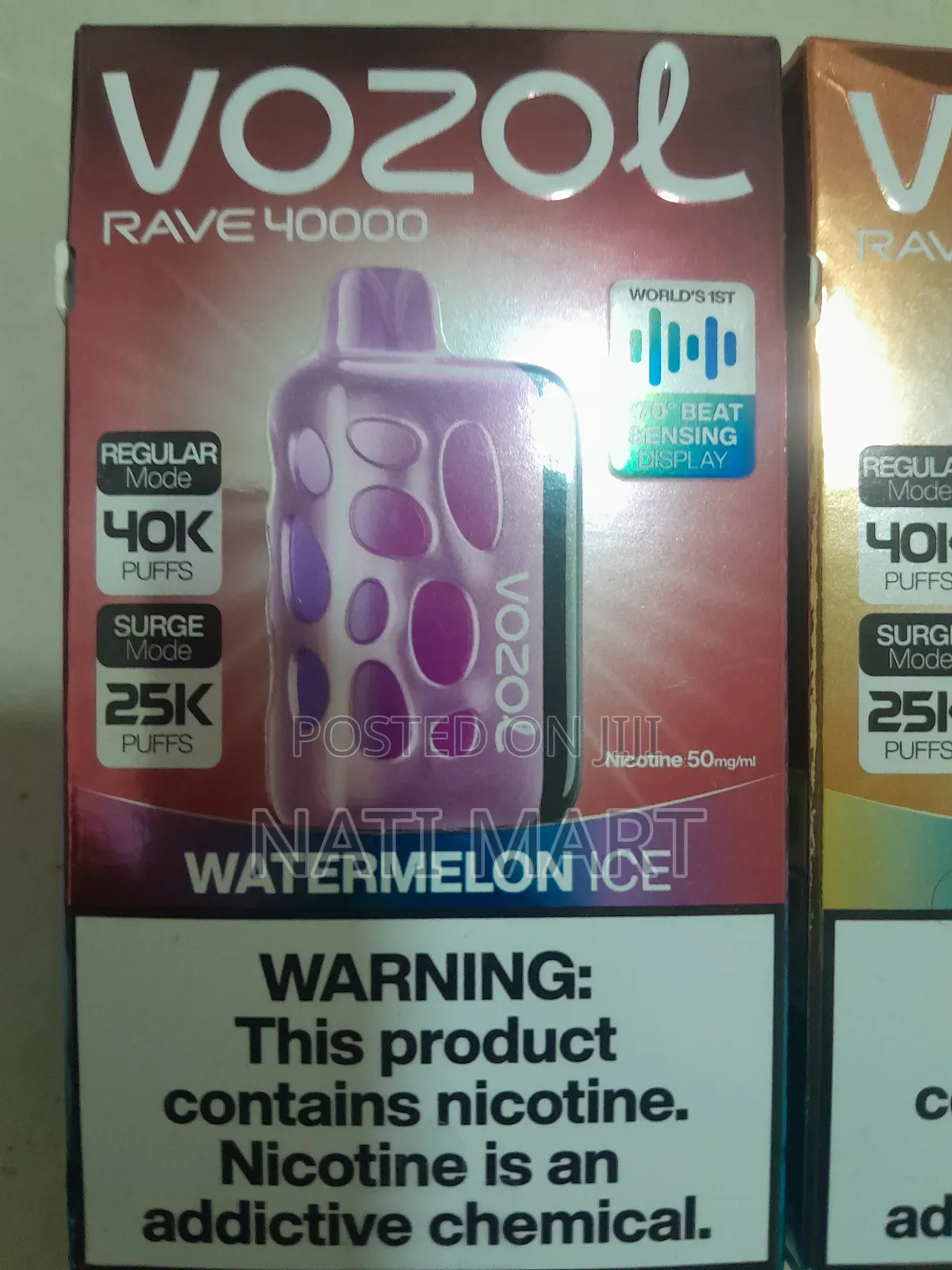 Vape 40,000 Puff Vozol Mango Ice