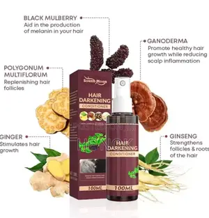 ጅምላ ሸያጭ Bulk Sale Herbal Hair Darkening ሽበትን በቋሚነት የሚያጠፋ