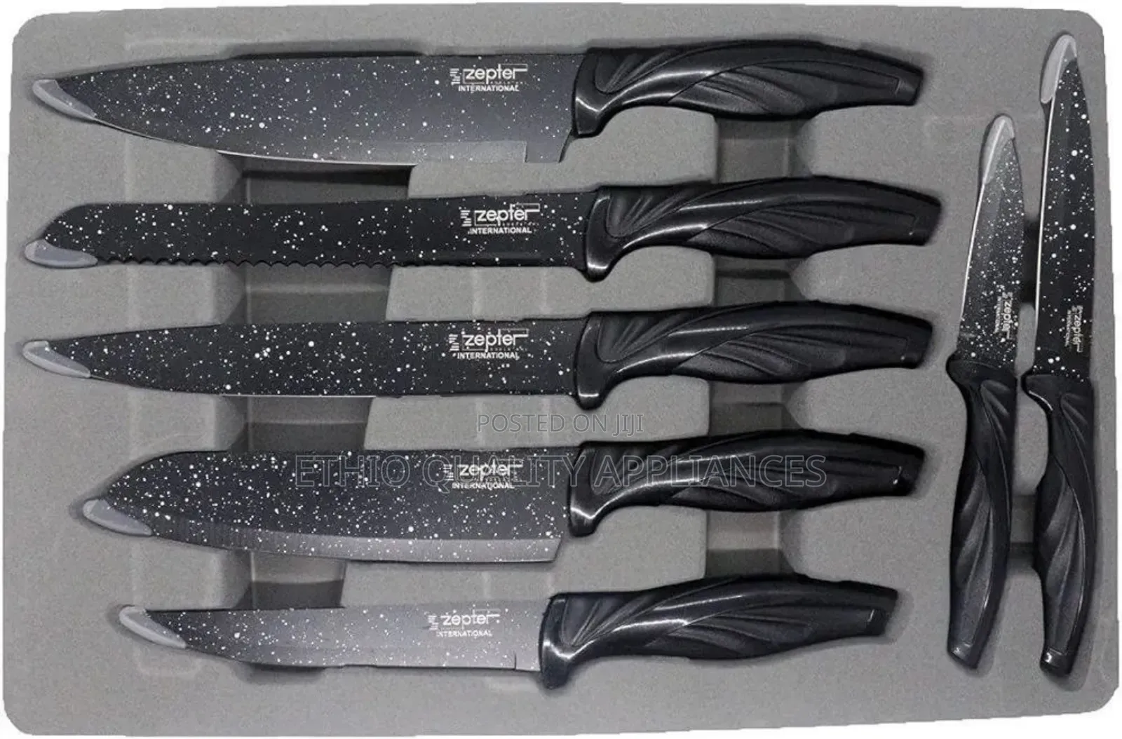 Non-Stick 18pcs Knife Bag