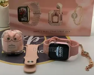 Photo - ጀርመን Brand ስማርት ሰዓት + Airpod + Bracelet + Rose Perfect Package