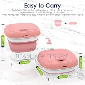 ተጣጣፊ የልብስ ማጠቢያ ማሽን