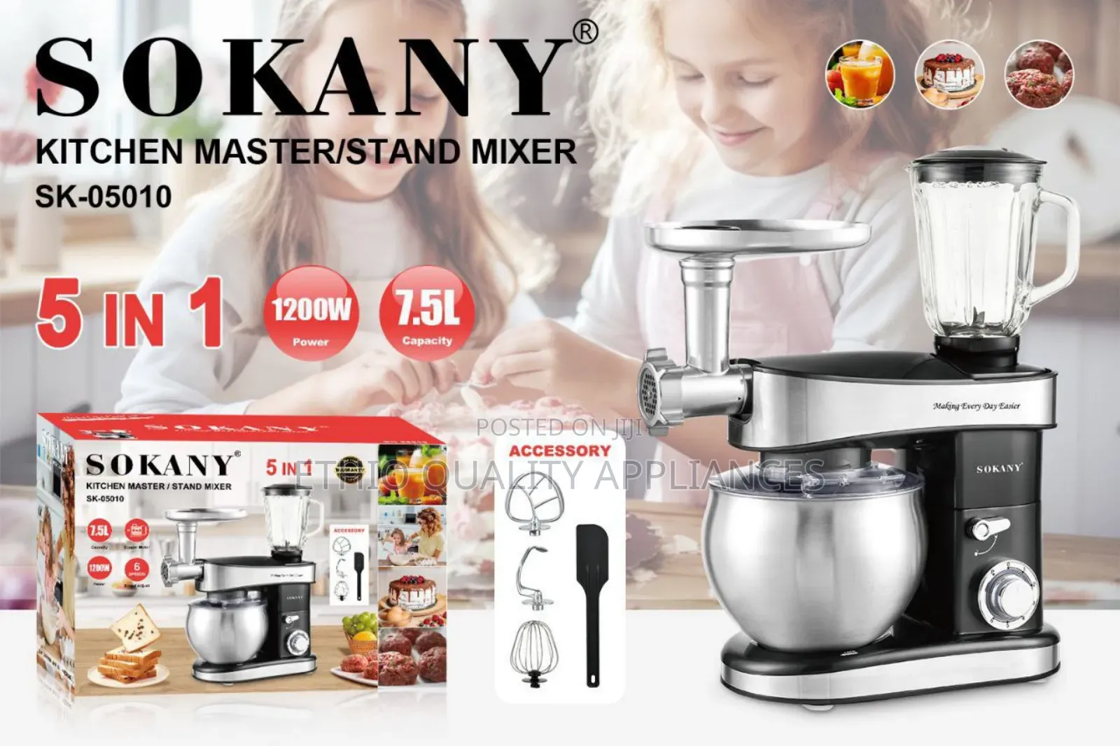 3 in 1 Food Processor