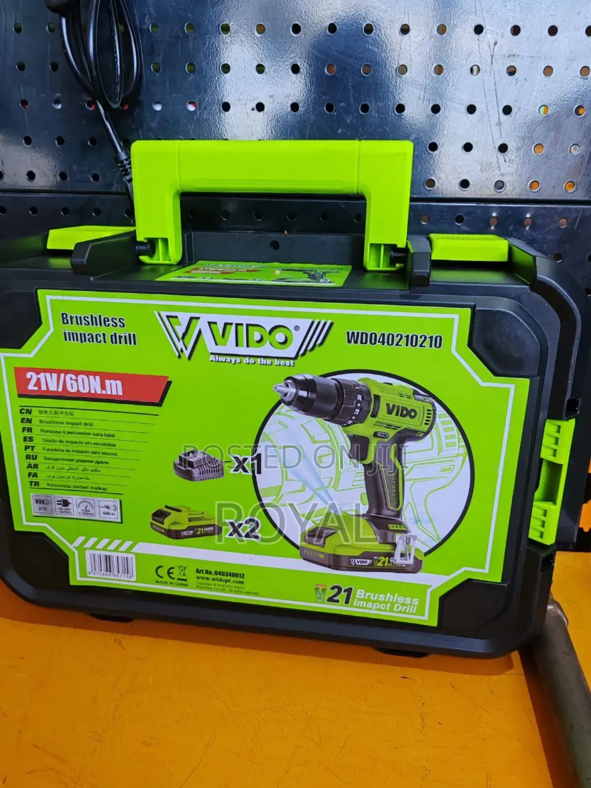 Vido Charger Drill 60nm