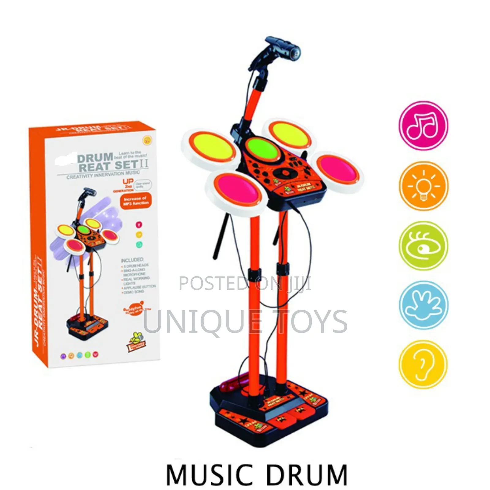 Kids Jazz Drum Karaoke Set