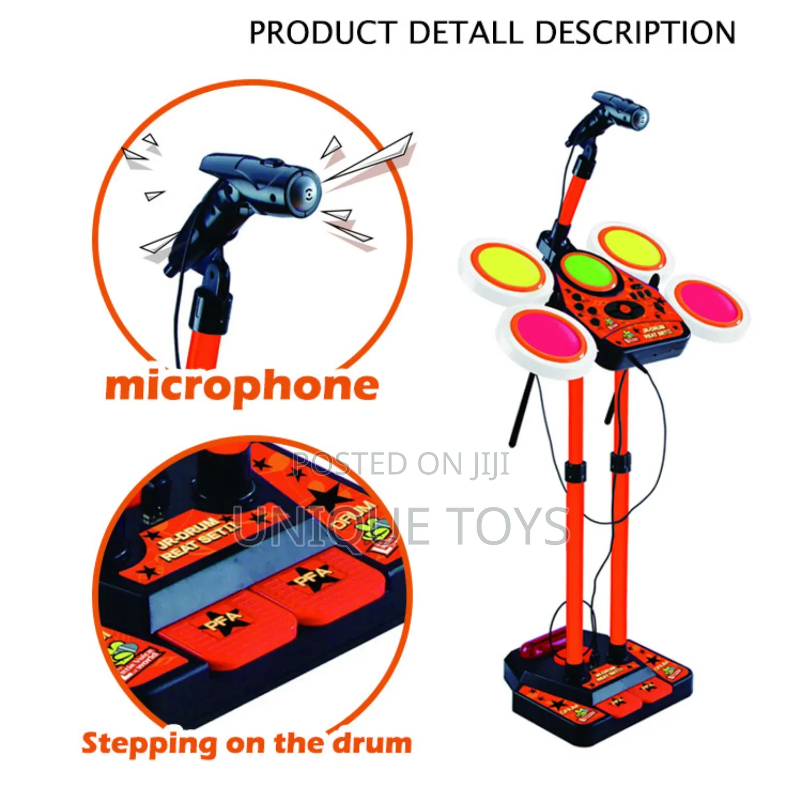 Kids Jazz Drum Karaoke Set