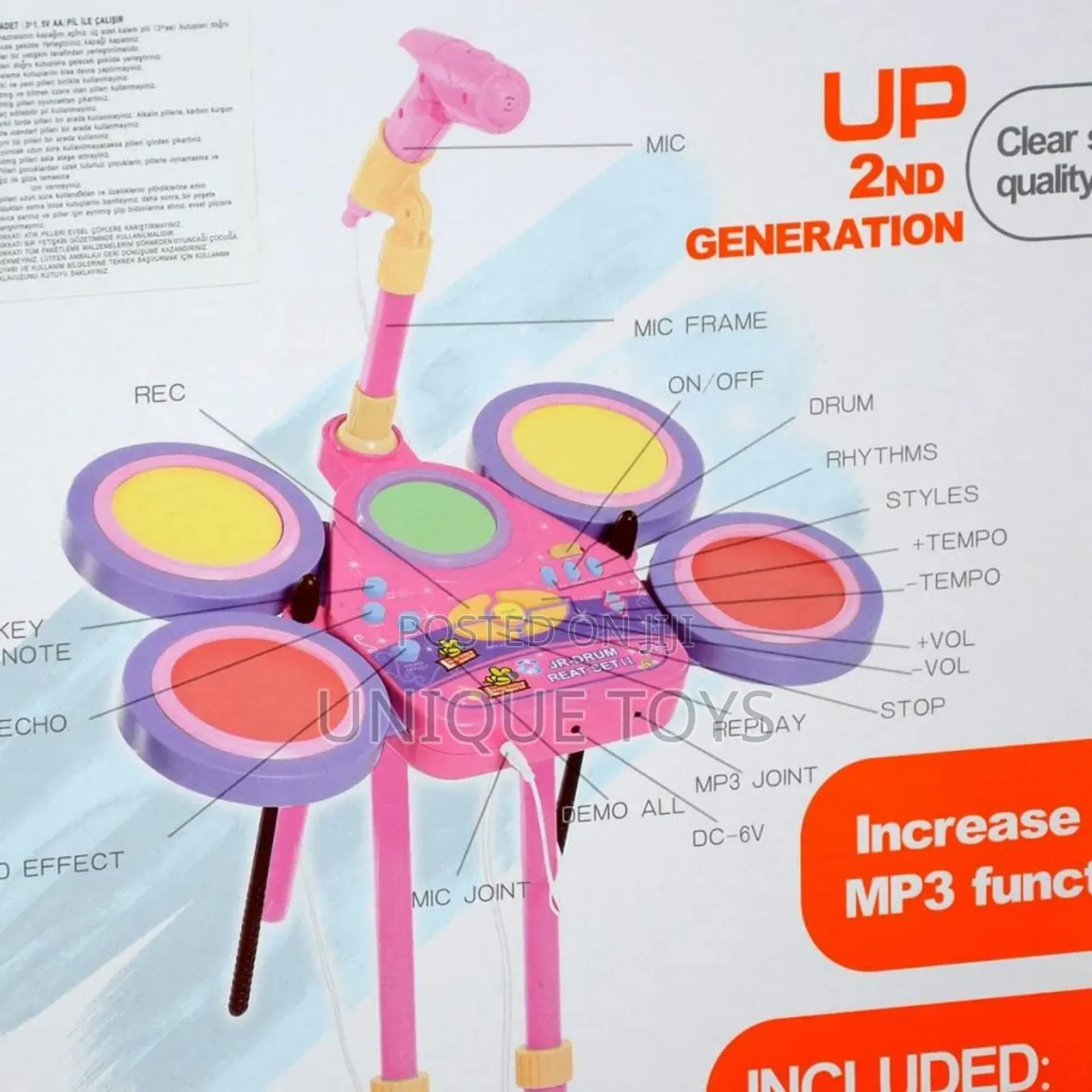 Kids Jazz Drum Karaoke Set