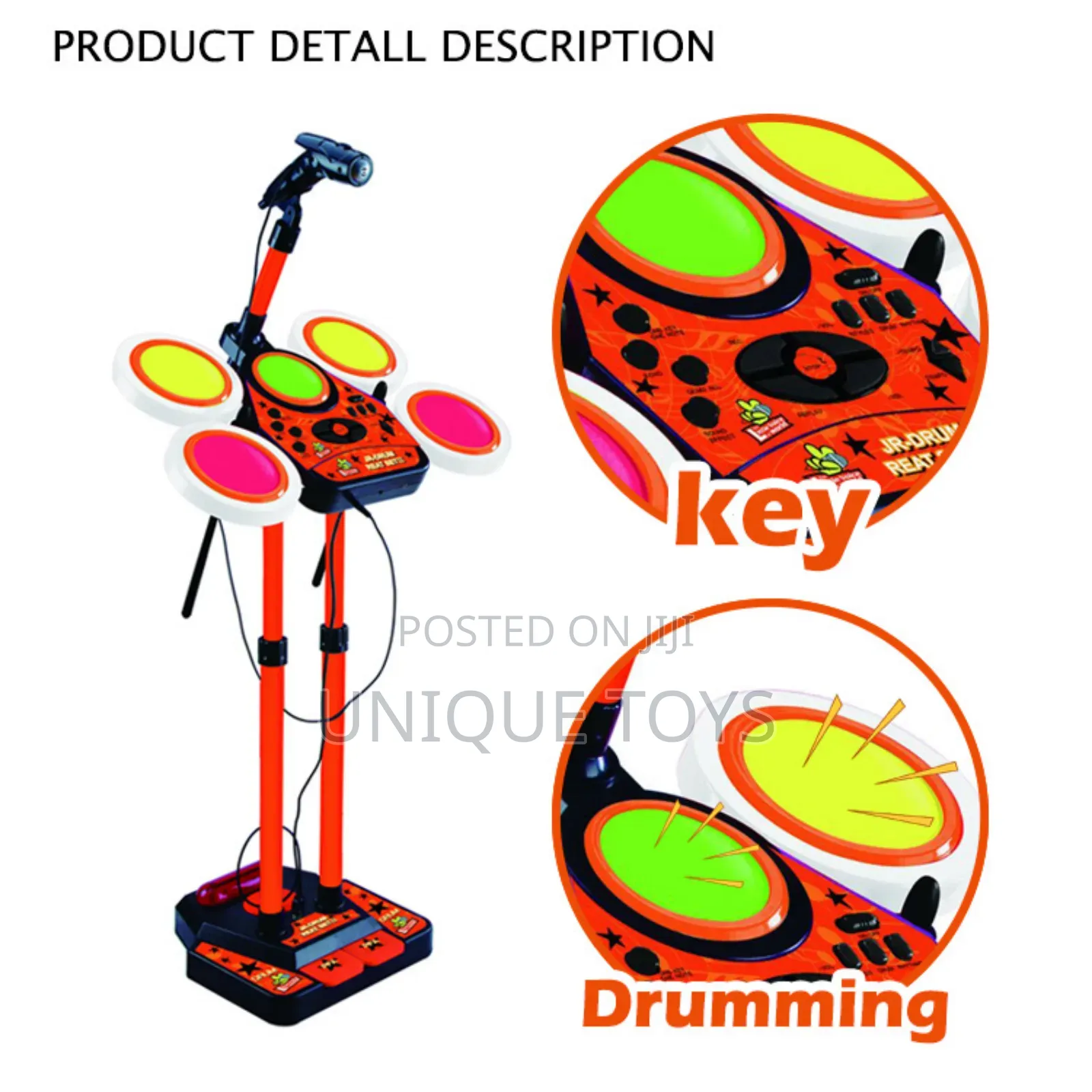 Kids Jazz Drum Karaoke Set