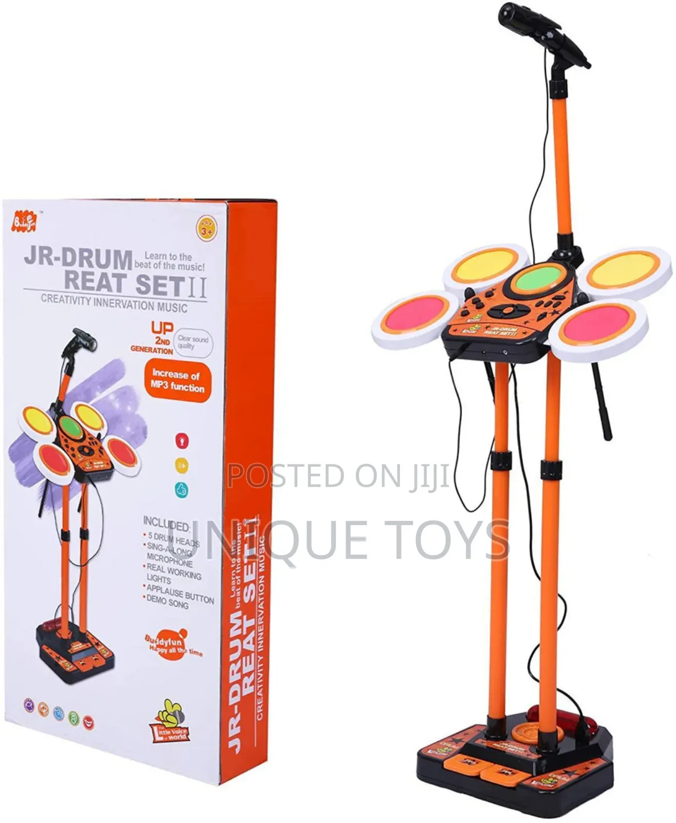 Kids Jazz Drum Karaoke Set