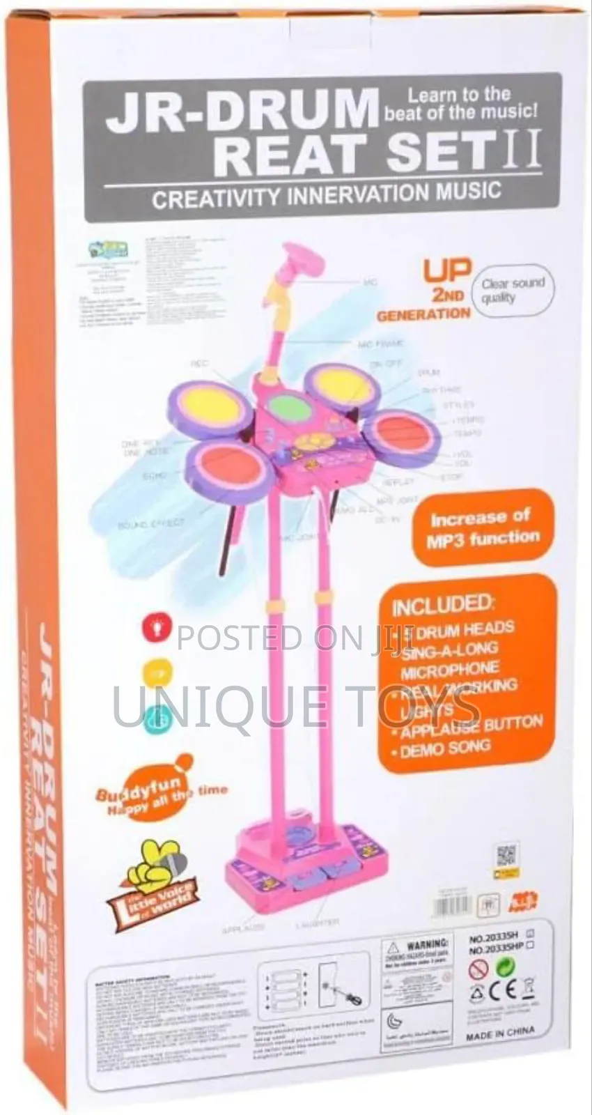 Kids Jazz Drum Karaoke Set